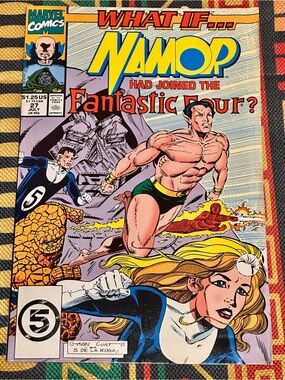 🔥 Vintage 1991 Marvel WHAT IF? #27 Namor Joins Fantastic Four NM!